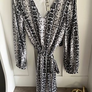 Snakeskin dress